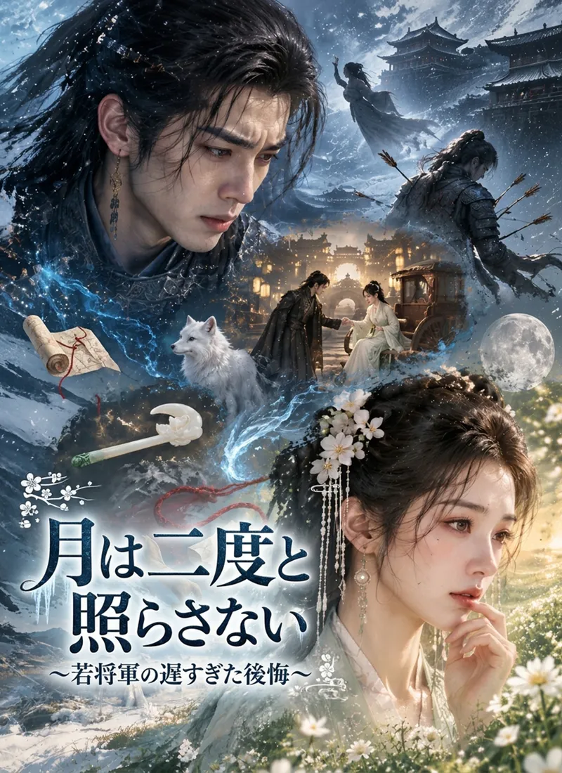 月は二度と照らさない 〜若将軍の遅すぎた後悔〜 DramaBox short drama cover